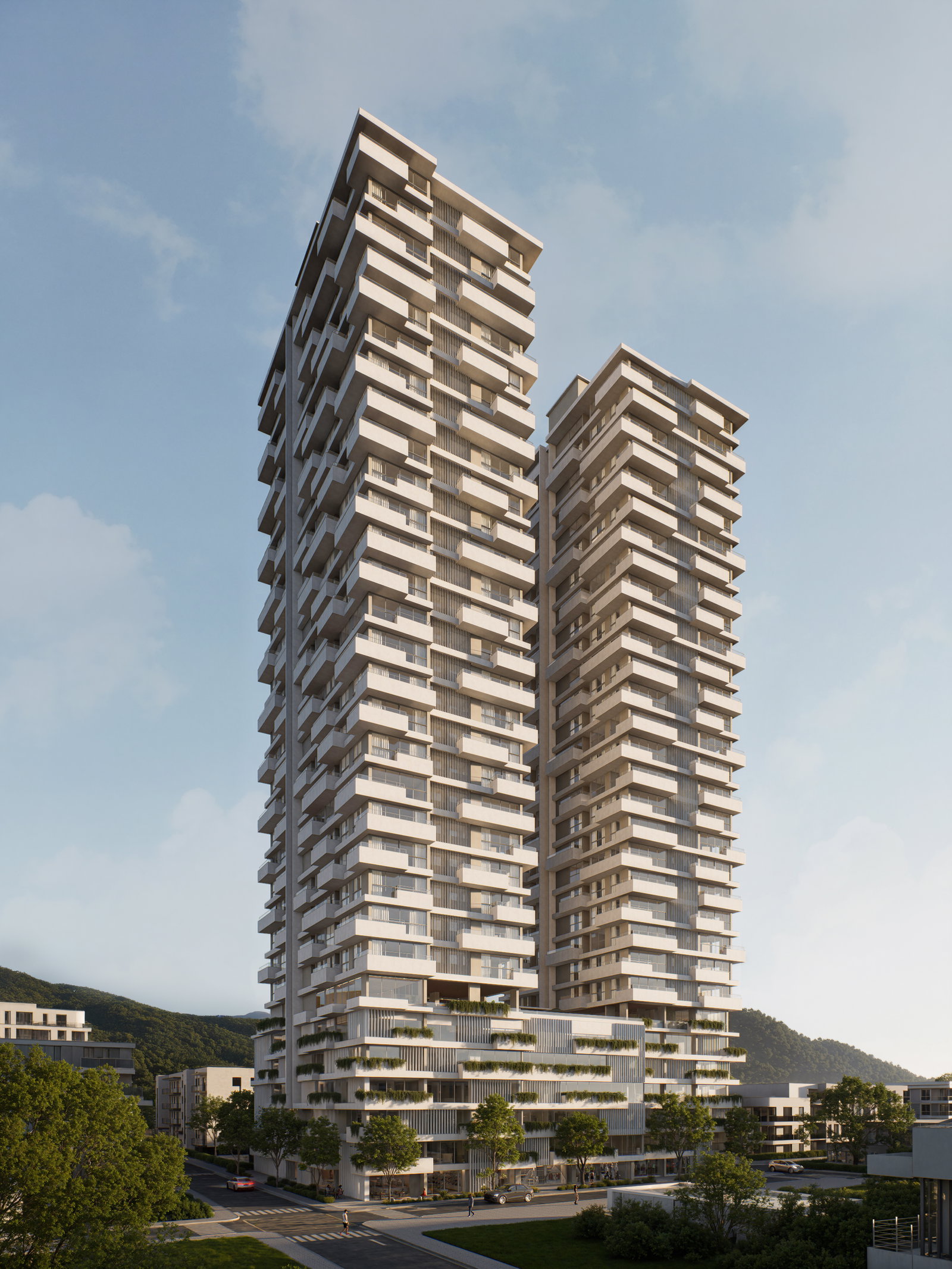 Fachada do empreendimento Tauri em Porto Belo